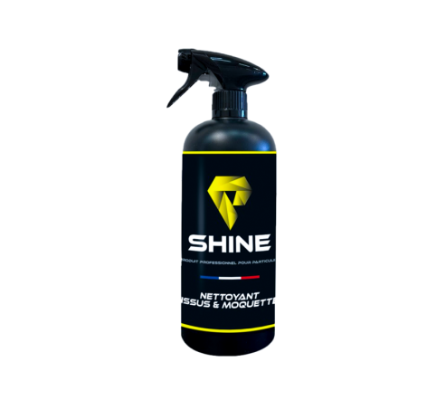 Nettoyant Shine pour tissus et moquettes de véhicules, bouteille de 450ml