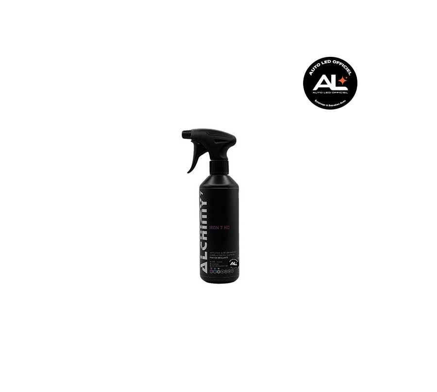 Iron7 Décontaminant Ferreux Alchimy7 500gr – Nettoyant Jantes & Carrosserie Anti-Particules de Fer