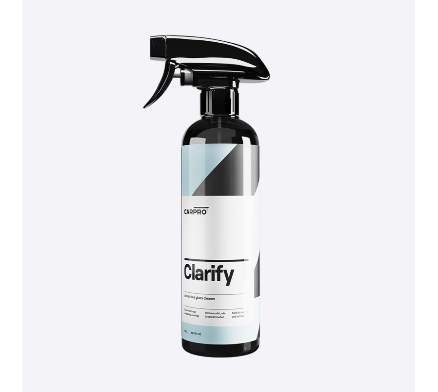 CarPro Clarify Glass Cleaner 500ml – Nettoyant Vitres Haute Performance Sans Traces