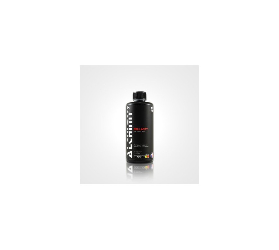 Alchimy7 Brillanty 470 ml – Dressing Pneus & Plastiques Extérieurs Longue Durée