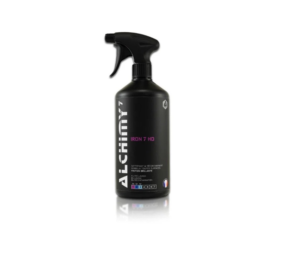 Alchimy7 Iron7 HD 1L – Décontaminant Ferreux & Nettoyant Jantes pH Neutre